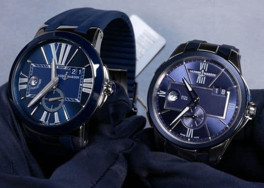 Часы Ulysse Nardin Executive Dual Time. 2010 vs 2020