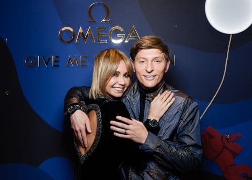 Павел Воля и Ляйсан Утяшева на Дне святого Валентина с Omega
