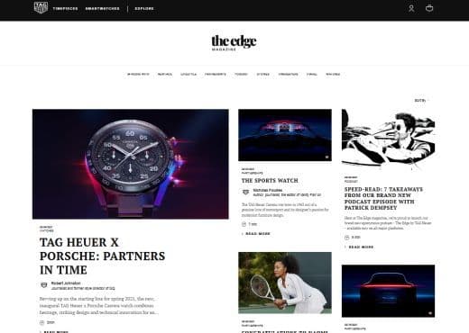 TAG Heuer представил онлайн-журнал и серию подкастов