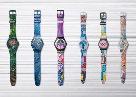 Swatch перенес на циферблат шедевры Ван Гога, Мондриана и Климта