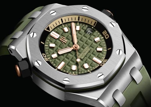 Хаки, синий и серый. Audemars Piguet Royal Oak Offshore Divers