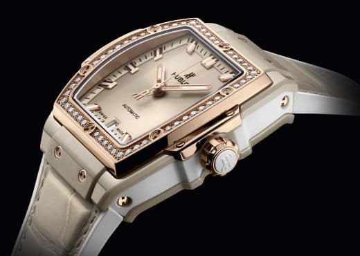Hublot. Бежевый монохром и бархатистый эффект