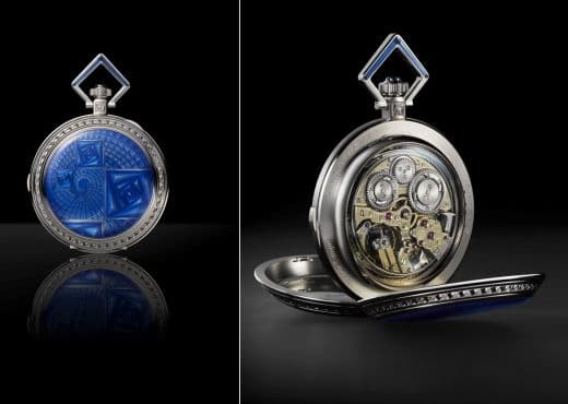Карманные часы Parmigiani Fleurier La Rose Carree