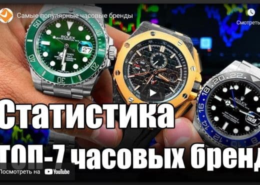 Самые популярные часовые бренды