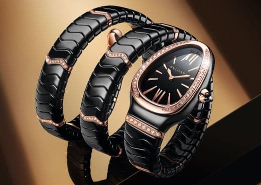 Черная змейка от Bvlgari. Serpenti Spiga Black