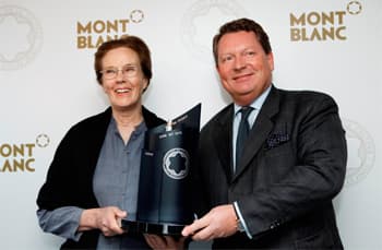 Награду Montblanc получила Мартина Франк