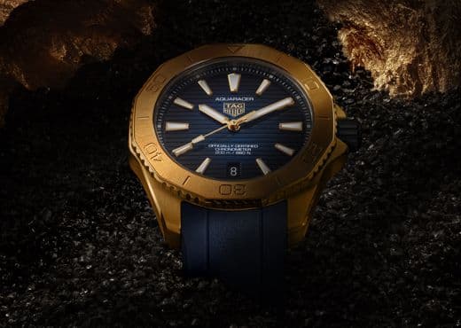 TAG Heuer Aquaracer теперь в золоте