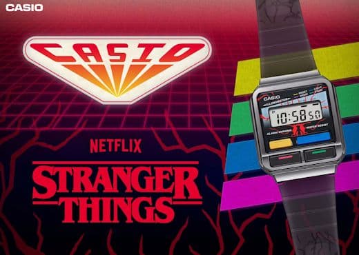 Часы Casio для фанатов сериала «Очень странные дела»
