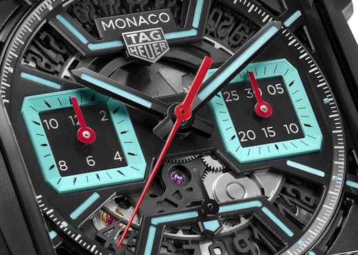 TAG Heuer Monaco превратились в скелетон