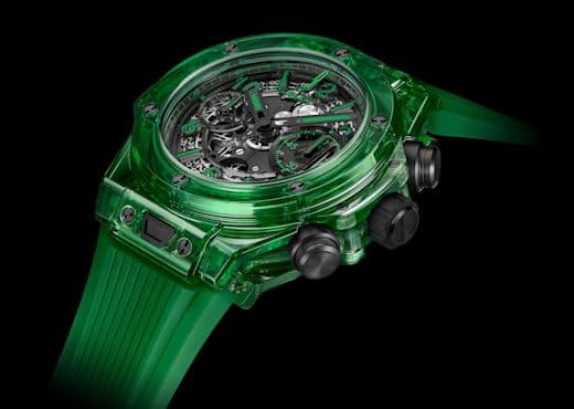 Хронограф Hublot в зеленом SAXEM