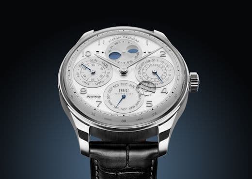 Вечный календарь IWC с точностью фаз Луны в 45 миллионов лет