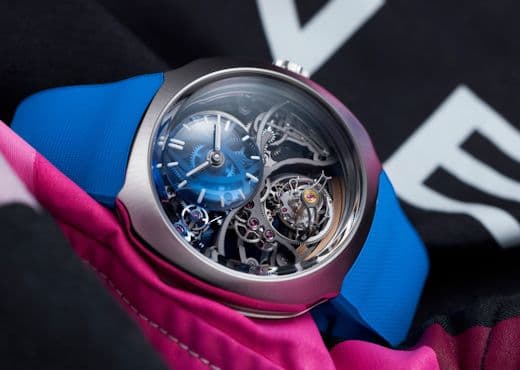 H. Moser Streamliner Cylindrical Tourbillon Skeleton Alpine Limited Edition