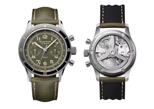 Blancpain одевает хронографы Air Command в хаки