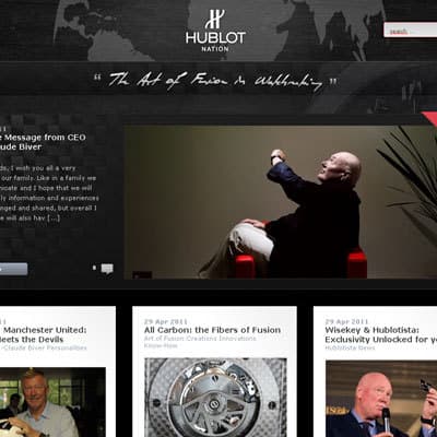 Hublot запускает свой блог
