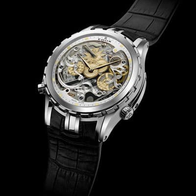 Пятиминутный репетир – скелетон от Edox