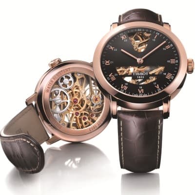 Часы Tissot Sculpture Line Skeleton