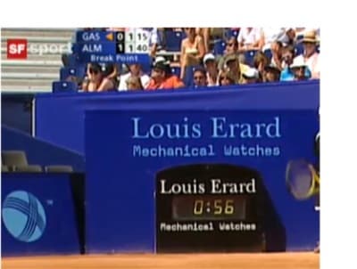 Louis Erard - хронометрист Swiss Open Gstaad