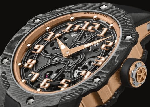 Richard Mille. Круглые часы из карбона