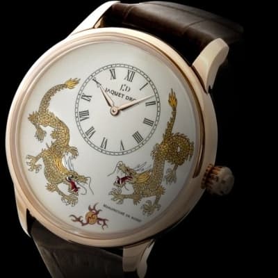 Часы Jaquet Droz с императорским драконом Китая