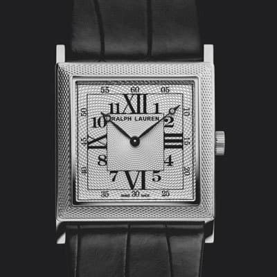 Часы Ralph Lauren 867 Slim Classique Square Guilloche