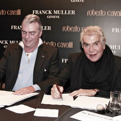 Franck Muller создаст часы для Roberto Cavalli