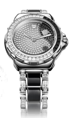 Бриллиантовый «инь-ян» на часах TAG Heuer