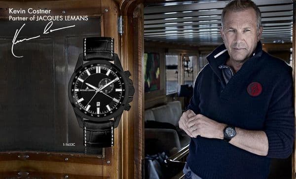 Кевин Костнер стал партнером компании Jacques Lemans