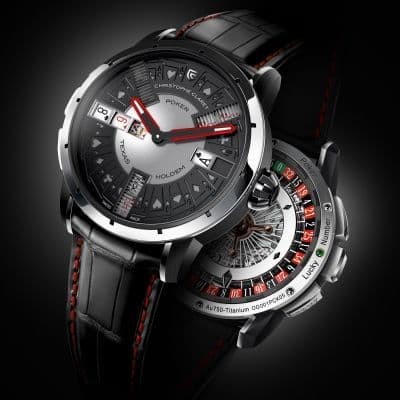 32 768 комбинаций карт в часах Christophe Claret Poker