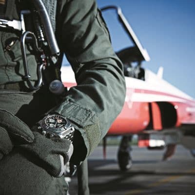 Breitling Chronomat 44 GMT Patrouille Suisse 50th Anniversary