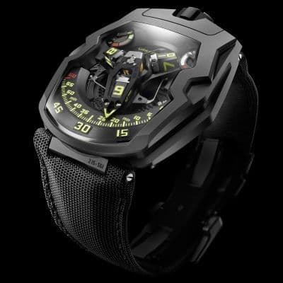 Новая версия Urwerk UR-210 «Черный Ястреб»