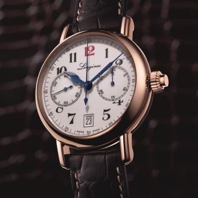 Longines Column-Wheel Single Push-Piece Chronograph