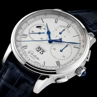 Glashütte Original Senator Chronograph Panorama Date в платине