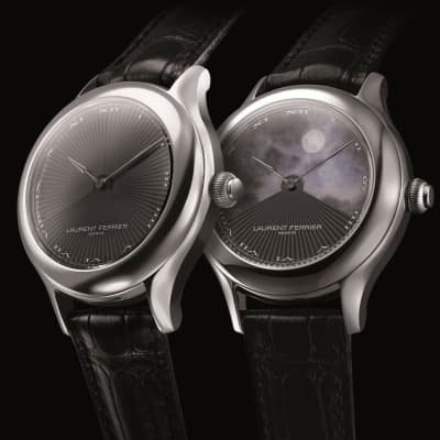 Луна на Laurent Ferrier Galet Secret Tourbillon Double Spiral