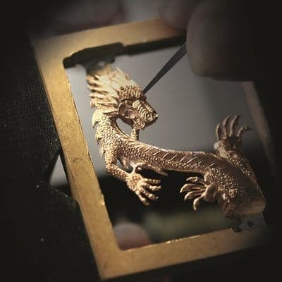 Часы Corum Golden Bridge Dragon