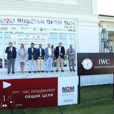 IWC – хронометрист M2M Russian Open 2014