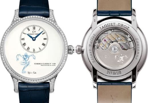 Балетные эскизы Стефани Барба на циферблатах Jaquet Droz
