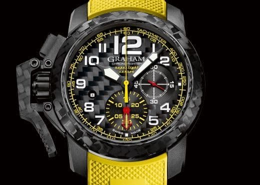 Первые часы в карбоновом корпусе из серии Graham Chronofighter