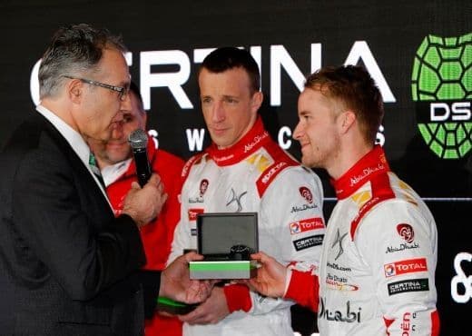 Certina - партнер команды Citroen Total Abu Dhabi World Rally