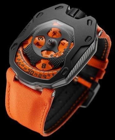 Яркие оттенки Urwerk UR-105 Turbine Automatic