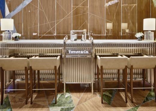 Инсталляция Tiffany & Co в новом магазине в Selfridges