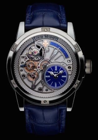Синяя версия часов Louis Moinet 20-Second Tempograph