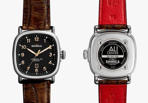 Часы Shinola, посвященные Мохаммеду Али