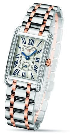 Longines DolceVita из стали и розового золота