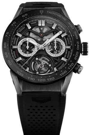 TAG Heuer представил часы Carrera Heuer-02T с турбийоном