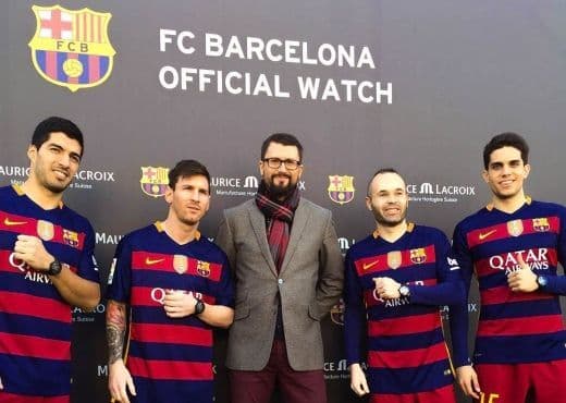 Maurice Lacroix встречается с FC Barcelona