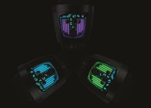 Светящиеся часы HMX Black Badger от MB&F