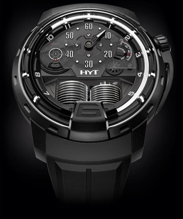 Превращающие ночное время в призрак часы H1 Ghost от HYT