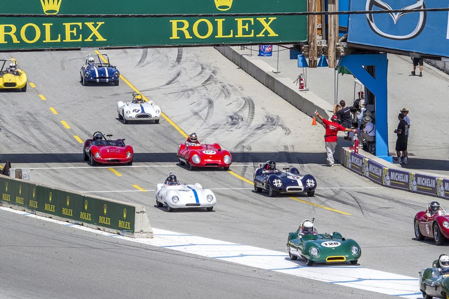 Гонка ретромобилей Rolex Monterey Motorsports Reunion