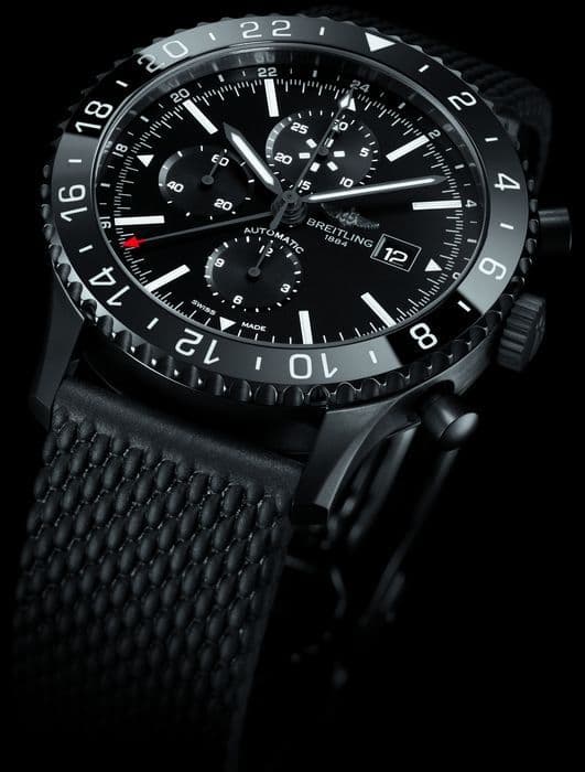 Breitling Chronoliner Blacksteel – черные часы для путешествий на земле и в небе