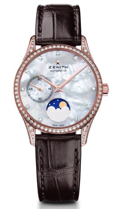 Zenith представляет две новые модели Elite Lady Moonphase